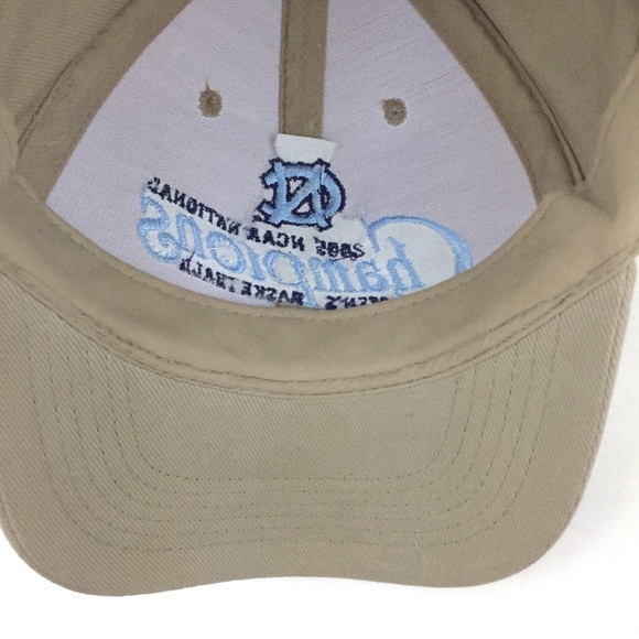 Vtg North Carolina National Champions 2005 Hat Tar Heels UNC Basketball Dad Cap - Picture 8 of 10